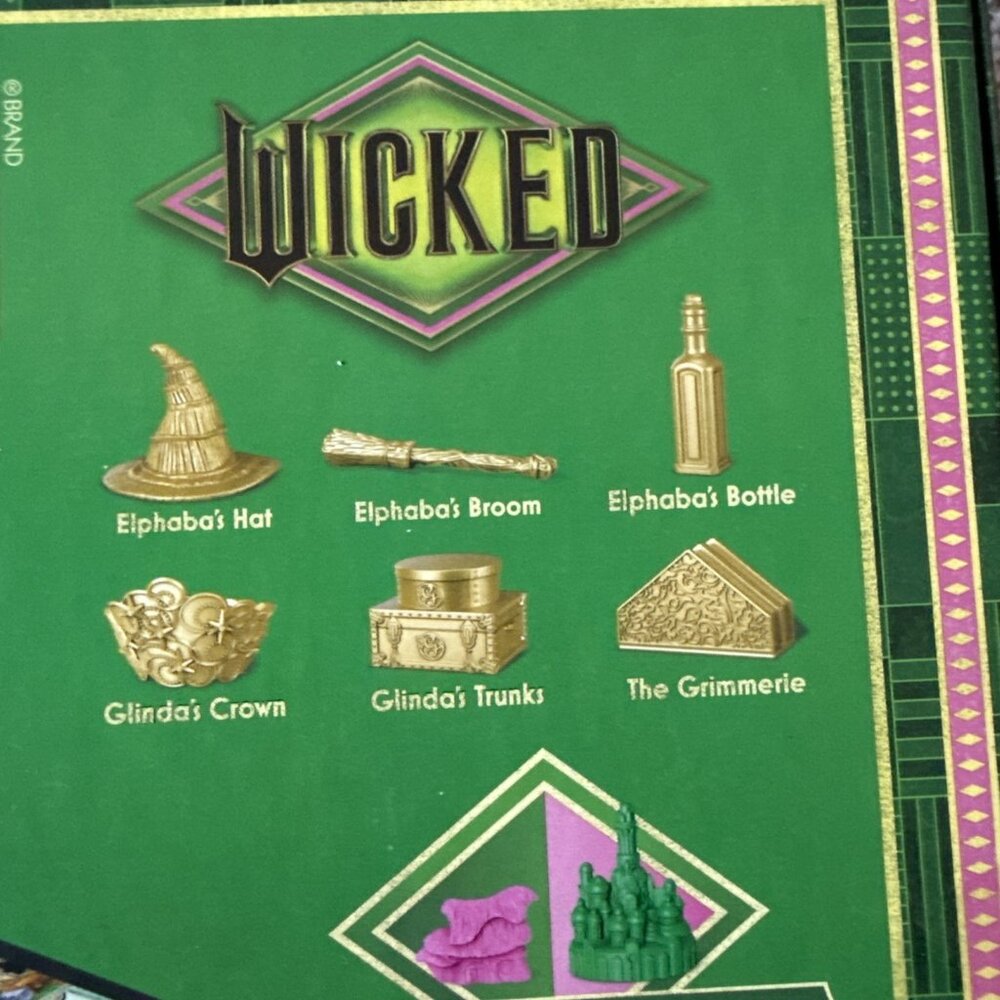 New Wicked Monopoly Game by Hasbro Gaming - Picture 5 of 7